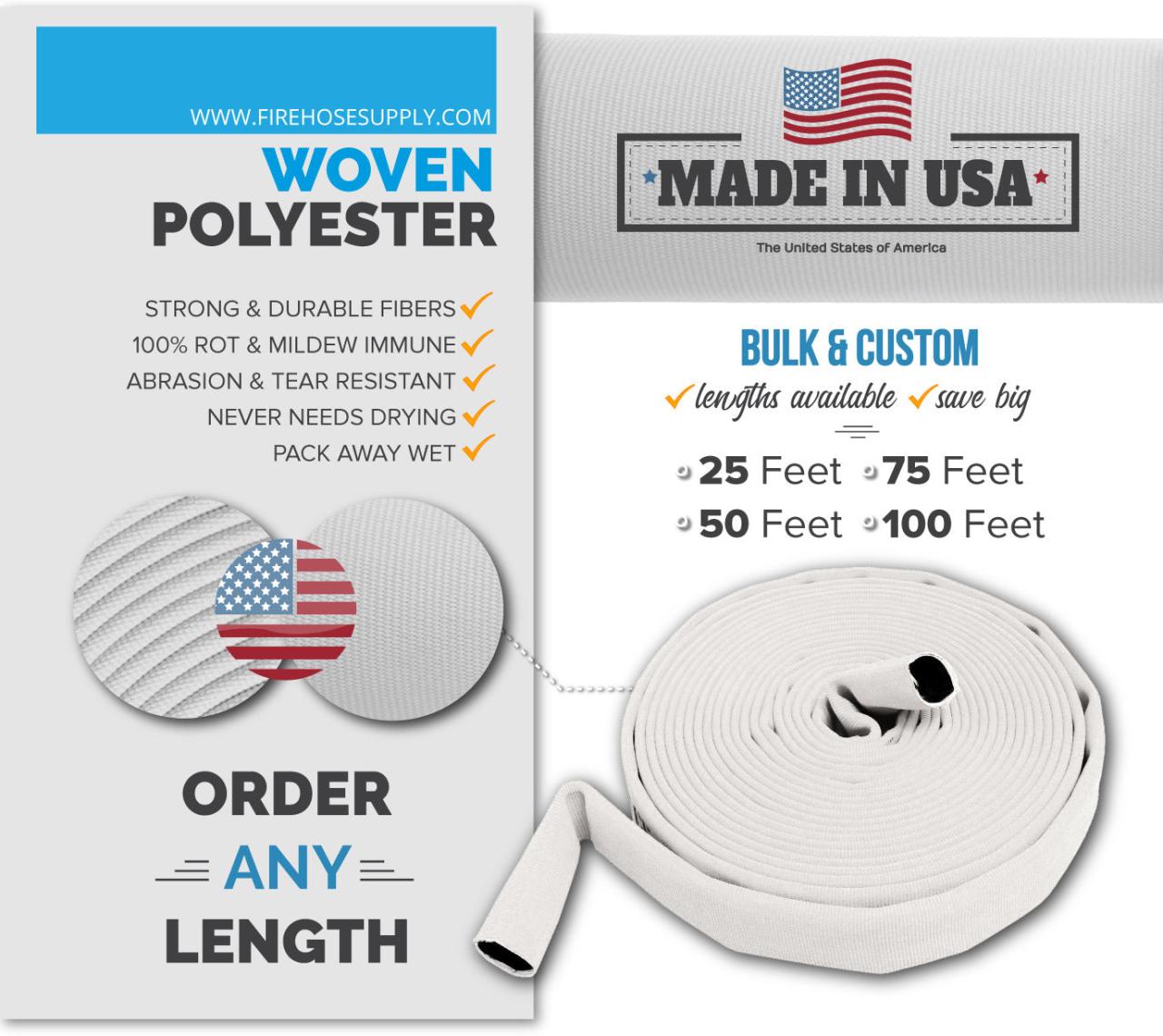 1 1 2 double jacket fire hose
