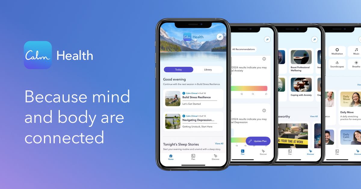 Calm health vs calm