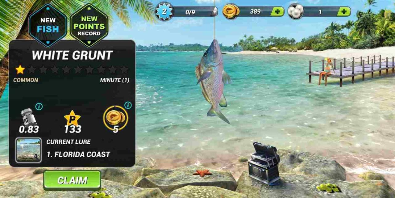 Fishing clash app