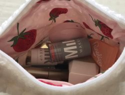 Strawberry Makeup Bag  Your Stylish Storage Solution