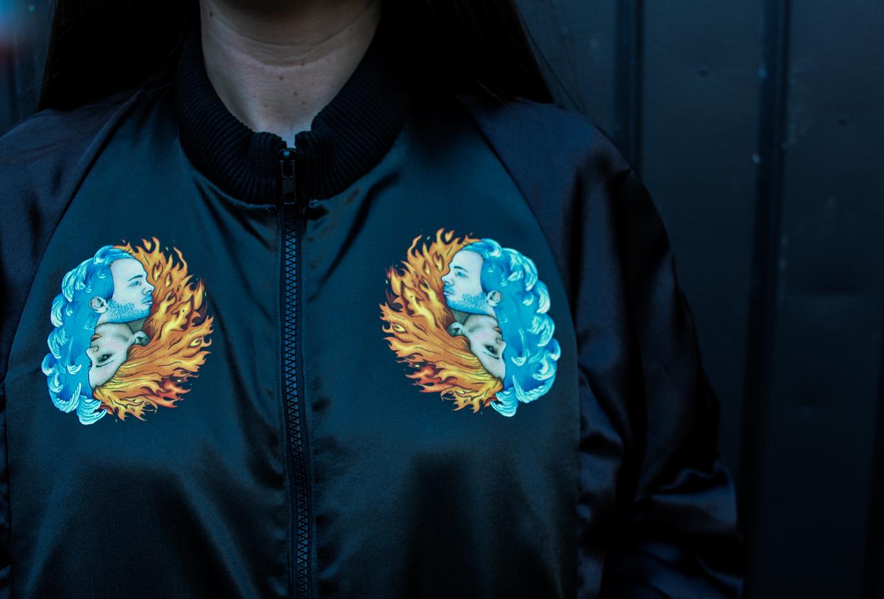 Bomber jacket print