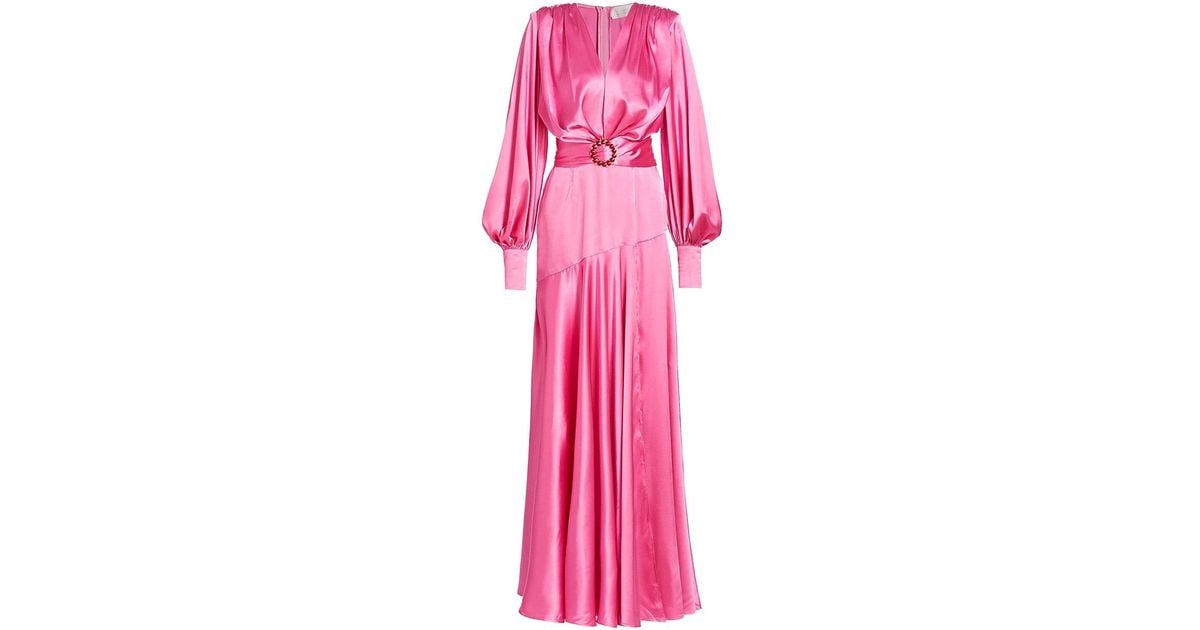 Bronx and Banco Carmen Gown in Maroon | REVOLVE