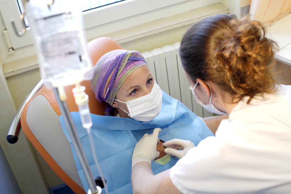 Chemotherapy gown