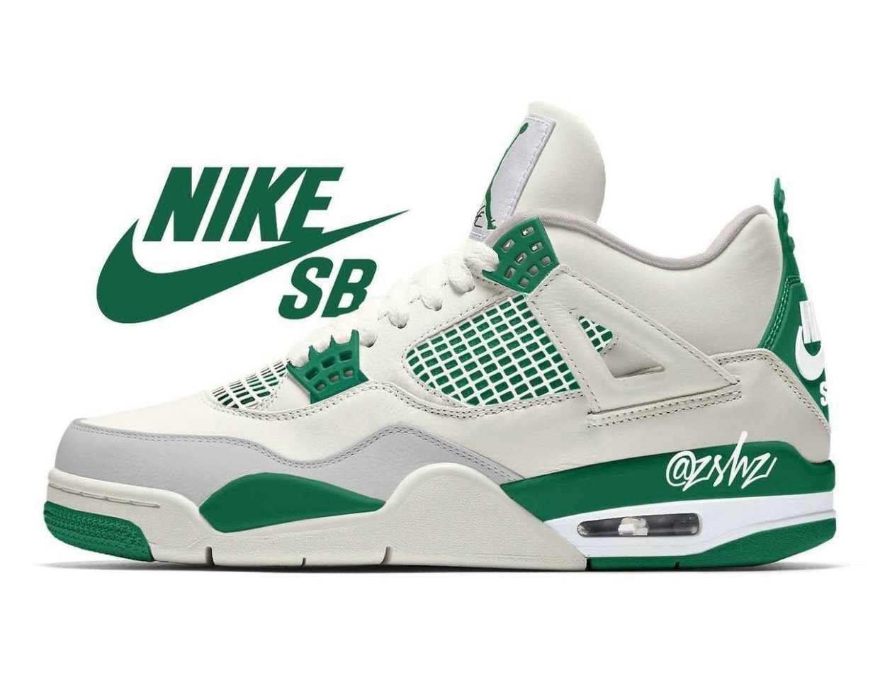 2024 Nike Sb X Air Jordan 4 Retro 'Pine Green' - Teddy Gennifer 2024 Nike Sb X Air Jordan 4 Retro 'Pine Green' - Teddy Gennifer