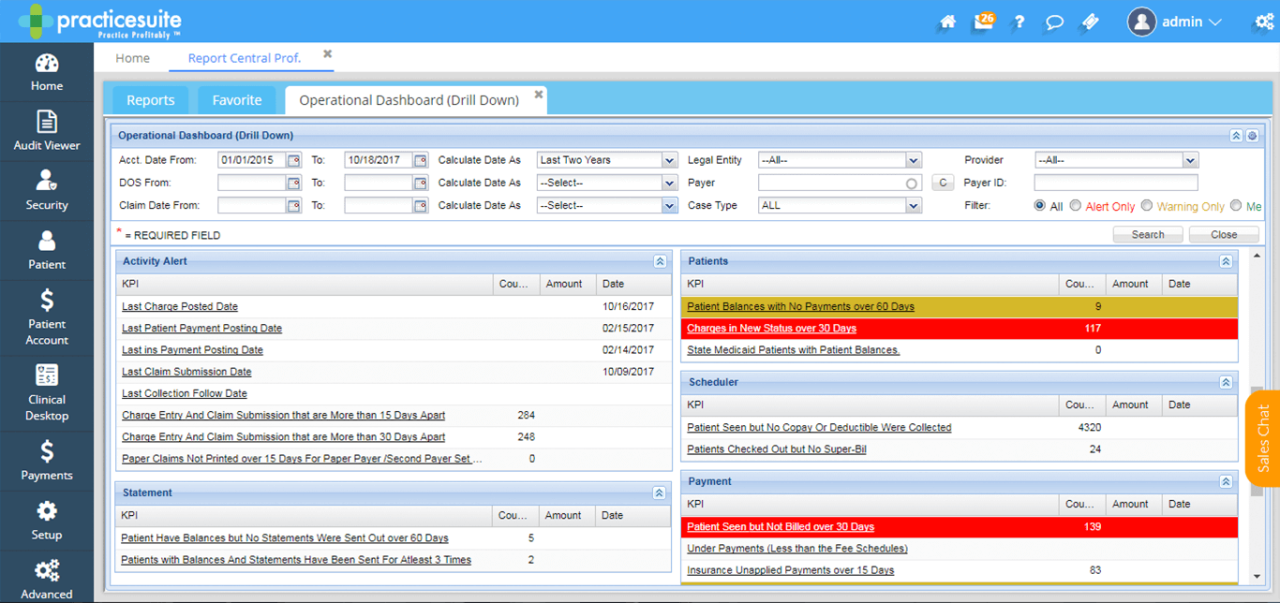Legal solutions suite electronic billing