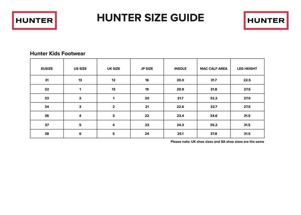 Hunter boots clothing
