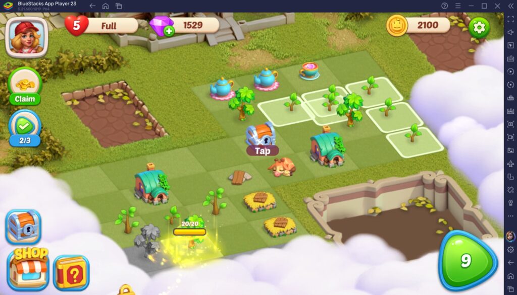 Matching story game